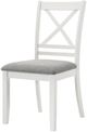 Coaster® Hollis Light Grey/White 2-Piece Cross Back Wood Dining Side Chair-2