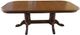 TEI Burnished Walnut Double Pedestal Dining Table-0