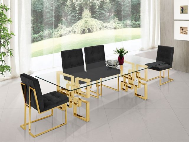 Meridian Furniture Pierre Gold Dining Table-1
