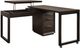 Riverside Furniture Prelude Umber Swivel Lift-Top L-Desk-2