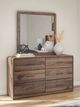 Signature Design by Ashley® Fortlorn Walnut Brown Dresser and Mirror-1