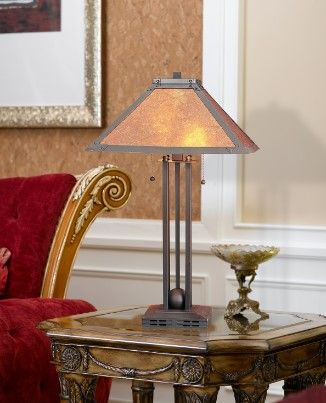 Cal® Lighting & Accessories Rust Table Lamp-1
