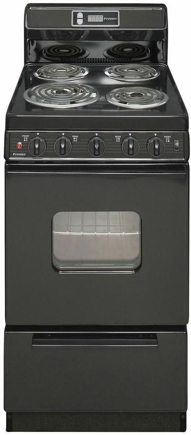 Premier 20" Black Freestanding Electric Range-0