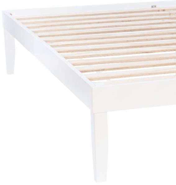 Powell® Portix White Queen Simple Bed-1