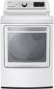 LG 7.3 Cu. Ft. White Front Load Electric Dryer-0