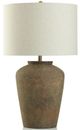 Stylecraft Brown/White Table Lamp -0