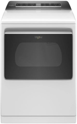 Whirlpool® 7.4 Cu. Ft. White Front Load Electric Dryer with Advanced Moisture Sensing