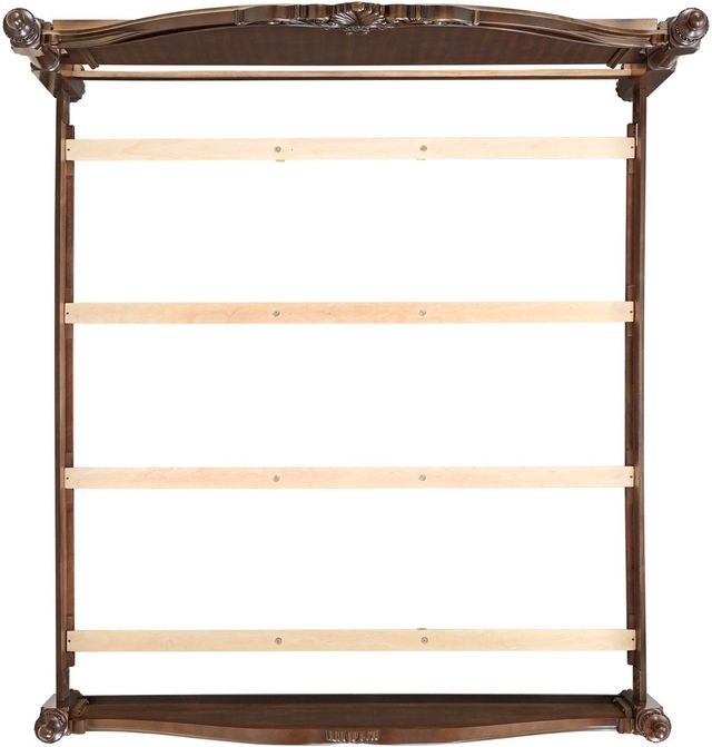 Elements International Northridge Cherry King Panel Bed-1