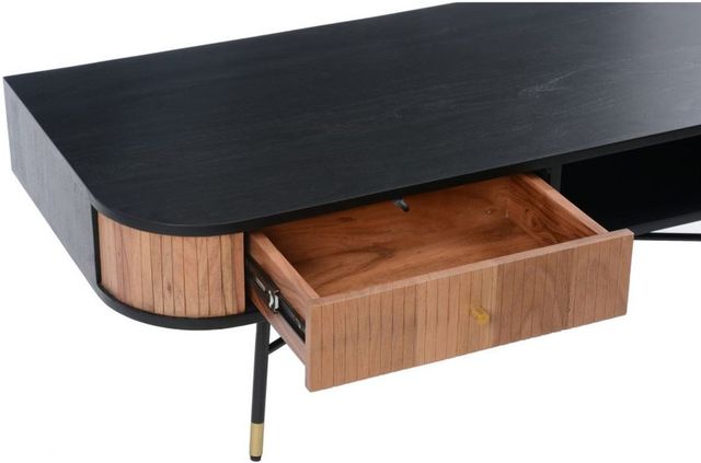 Moe's Home Collection Bezier Black/Tan Coffee Table-3