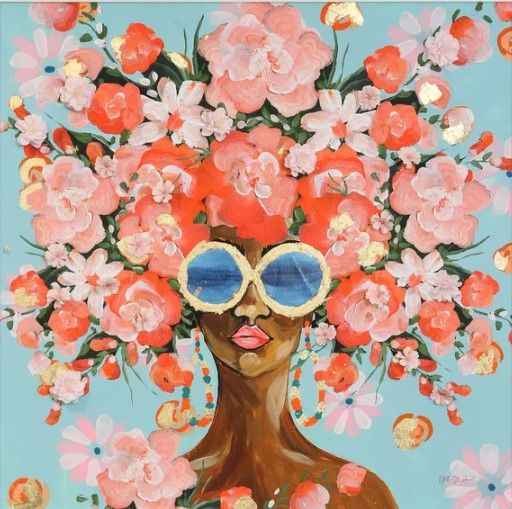Stylecraft Sunning in Florals I Wall Art-2