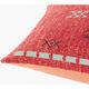 Surya Cactus Silk Bright Red 13"x20" Toss Pillow with Down Insert-1