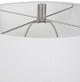 Uttermost® Levadia Light Gray/Matte White Table Lamp-5