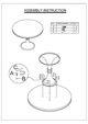 Nest Home Collections Sadie Antique Gray Round Counter Table with Iron Base-3