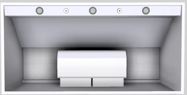 Vent-A-Hood® 48" White Wall Mounted Range Hood-3