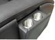 Flexsteel® Wyatt Gunmetal Gray Power Recliner with Power Headrest and Lumbar-5