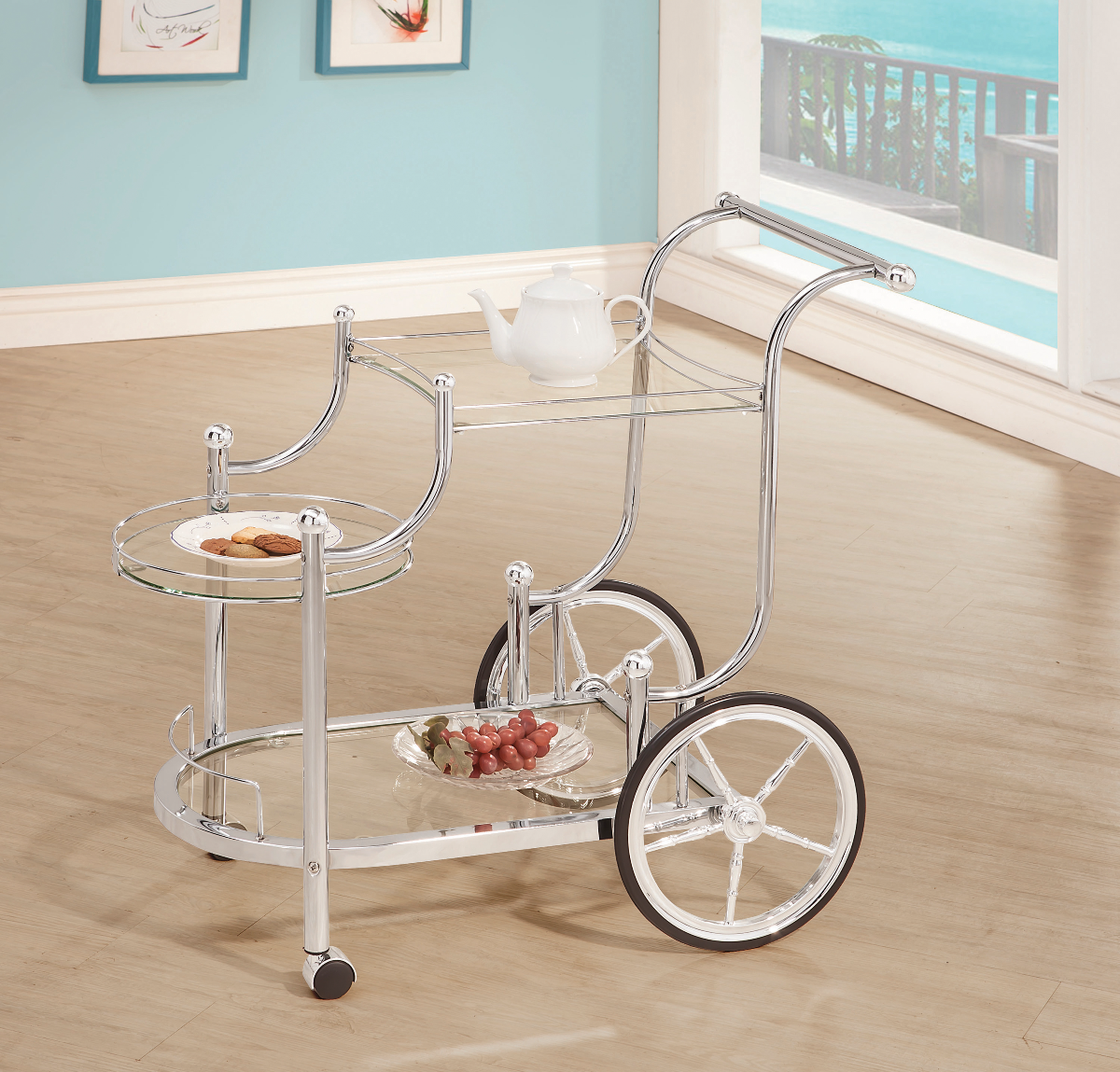 Coaster Sarandon 3-Tier Serving Cart - Thumbnail 3
