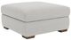 Flexsteel® Collins Glacier Square Cocktail Ottoman-0