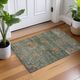Dalyn™ Rug Company Aristo AR7 Teal 5'x8' Area Rug-2