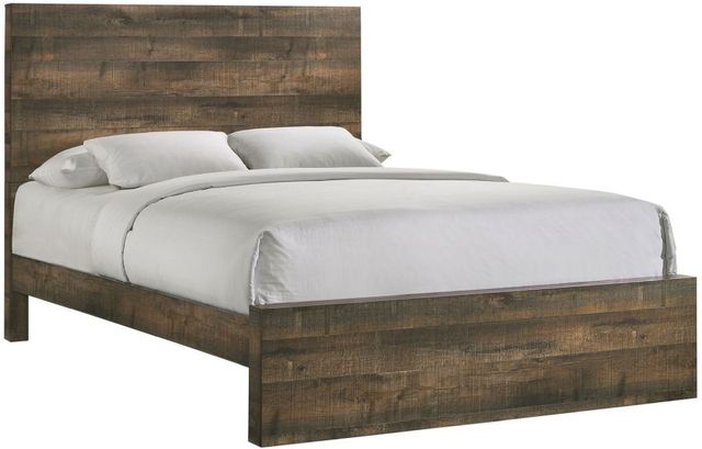 Elements International Bailey 4-Piece Warm Walnut Youth King Panel Bedroom Set-2