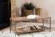 Coaster® Gerbera Natural/Gunmetal Accent Bench with Slat Shelf-1