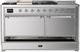 Ilve® Majestic III 60'' Stainless Steel Pro Style Dual Fuel Natural Gas Range with Solid Door and Chrome Trim-1