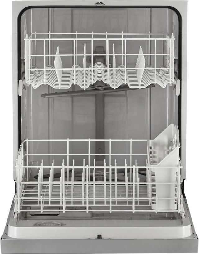 Whirlpool® 24" Stainless Steel Front Control Built In Dishwasher-1
