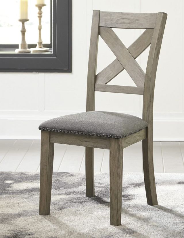 Signature Design by Ashley® Aldwin Gray Dining Side Chair-3