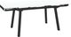 Amisco Customizable Lewis 72" Rectangular Extendable Table with 0.5" White Glass Top and 2 Leaves-1