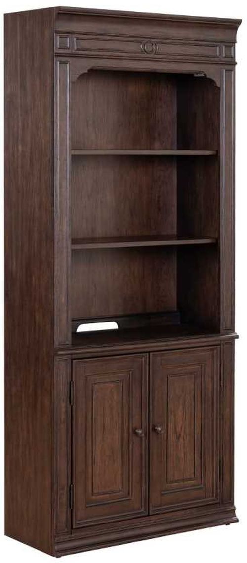 Liberty Furniture Provence Park Chateau Brown Bunching Bookcase-0