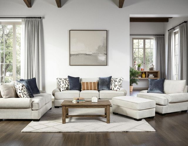 Behold™ Home Griffin Natural Ottoman-1