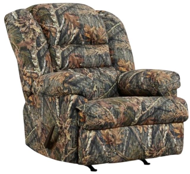 American Wholesale Furniture Camo Multi-Colored Manual Recliner-0
