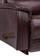 La-Z-Boy® Redwood Wine Leather Manual Rocking Recliner-1