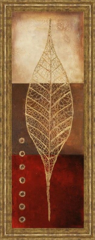 Classy Art Fossil Leaves Il by Patricia Pinto Wall Art-0