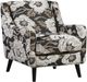 Fusion Furniture Argo Bloom Carbon Accent Chair-0