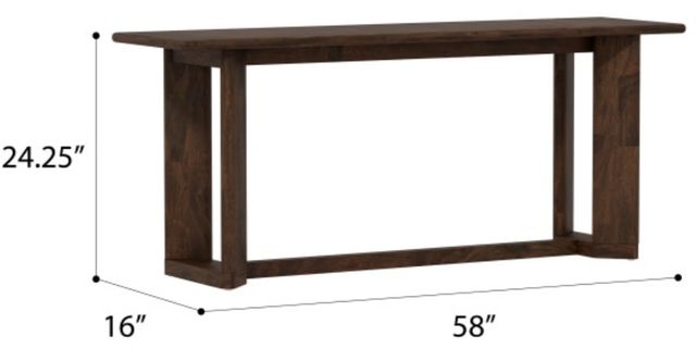 Emerald Home Ronan Brown Gathering Bench-2