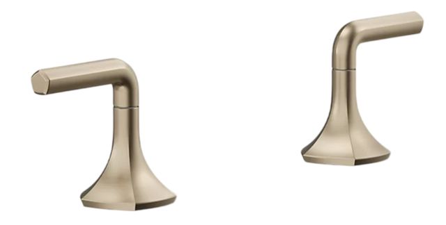 KOHLER® Occasion® Vibrant Brushed Bronze Lever Bathroom Sink Faucet Handles-0