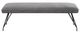 Coaster® Dodson Gray Upholstered Dining Bench-1