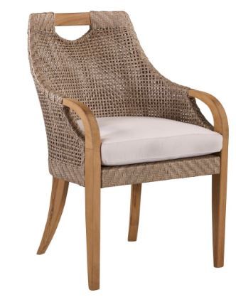 Lane Venture® Edgewood Natural Teak Dining Arm Chair-0