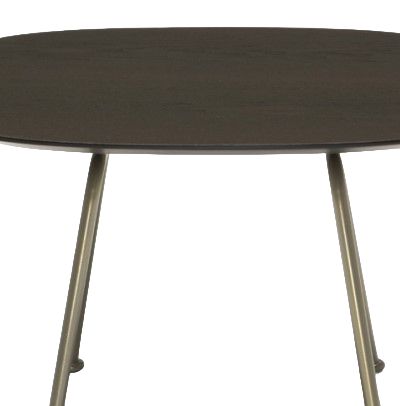 Natuzzi Editions Low Brown Ash Square Accent Table-1