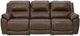 Signature Design by Ashley® Dunleith 3-Piece Chocolate Power Reclining Small Spaced Sectional-0