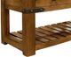 International Furniture Direct Parota Brown Sofa Table-4