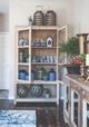 A & B Home Camille Blue/White Lidded Jar-5