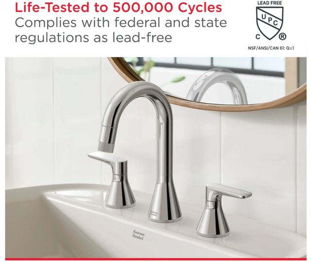 American Standard Edgemere® Matte Black Single Hole Single-Handle Bathroom Faucet with Lever Handle-4