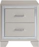 Signature Design by Ashley® Lonnix Silver Nightstand-1
