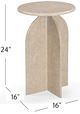 Bassett Mirror Abbey Beige Accent Table-3