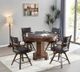 ECI Furniture Licensed Black/Warm Walnut Counter Stool-2