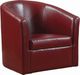 Red Accent Swivel Chair-0
