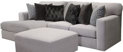 Jackson Furniture Carlsbad 2-Piece Charcoal Left-Arm Facing Loveseat Sectional and Chaise