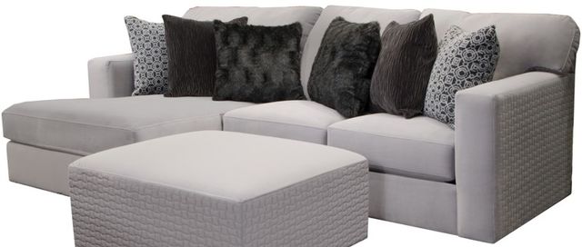 Jackson Furniture Carlsbad 2-Piece Charcoal Left-Arm Facing Loveseat Sectional and Chaise