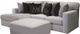 Jackson Furniture Carlsbad 2-Piece Charcoal Left-Arm Facing Loveseat Sectional and Chaise-0